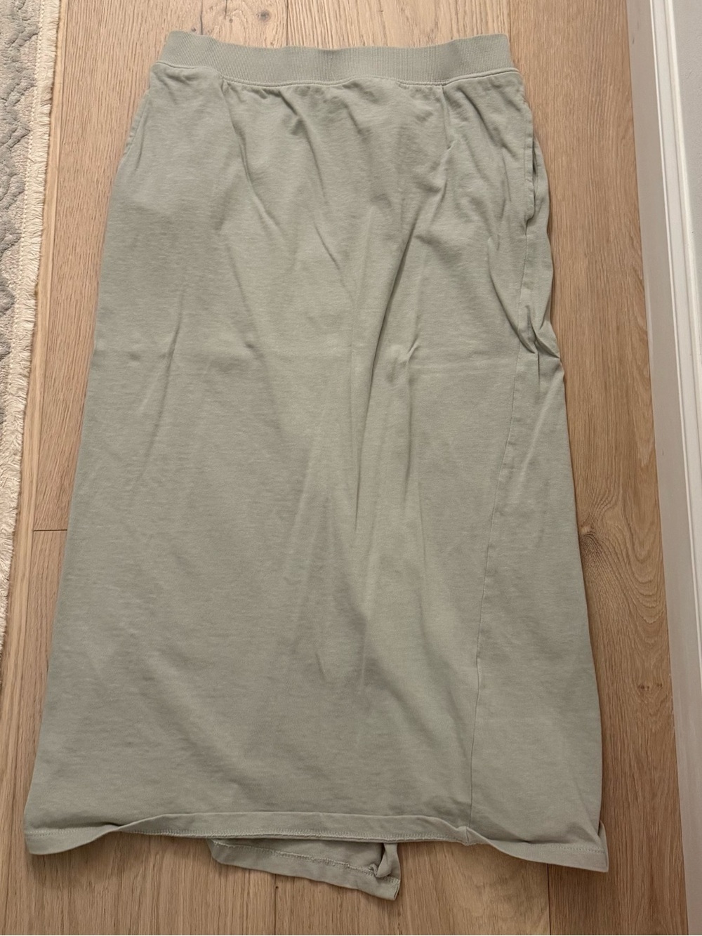Zara Light Sage Maxi Skirt